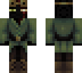 my enderman character w scar