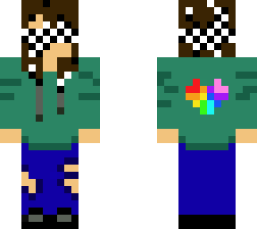 my skin but i did a weird checker board thing over the eyes