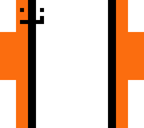 orange and white skin