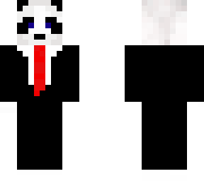 panda with suit