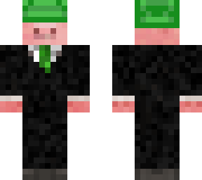 pig in a suit with turtle shell