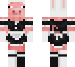 pig maid bunny hat