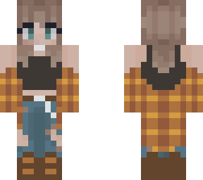 random flannel look