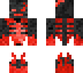 red fire wither skeleton