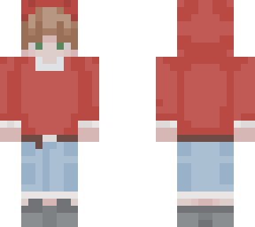 red hoodie
