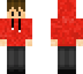red hoodie