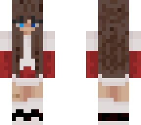 red hoodie girl