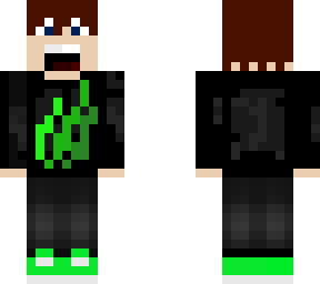 shocked boy in green fire shirt