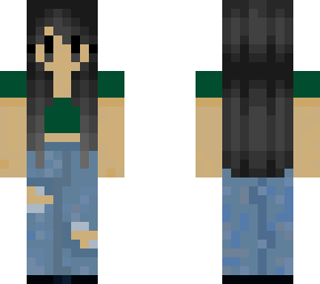 stylish aesthetic girl skin