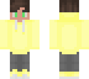 yellow hoodie