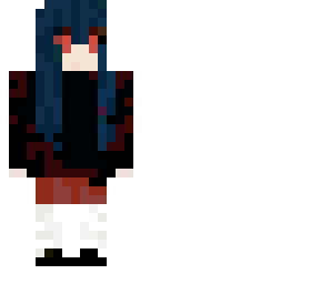 black hair anime girl | Minecraft Skins