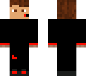 black and red gamer boy