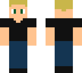 blonde guy with black shirt