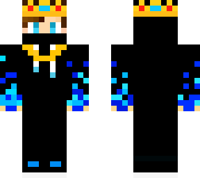 blue fire skin