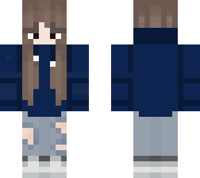 blue hoodie