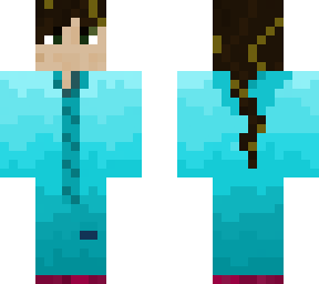 blue pajamas