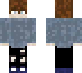 blue turtleneck