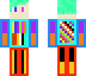 crazy colorful shirt guy