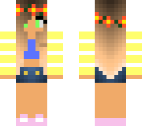 cute summer girl.