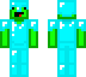 emrald skeppy with diamond armor