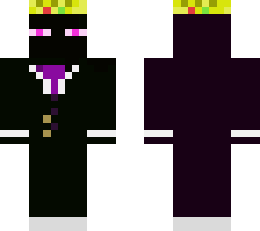 enderman with suit and crown isra