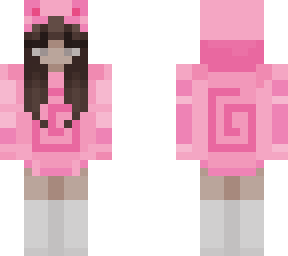 frog hoodie pink