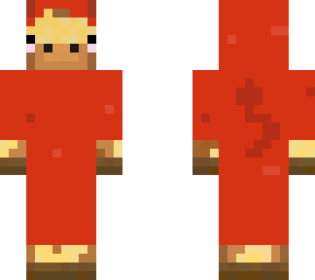 giraffe in devil onsie