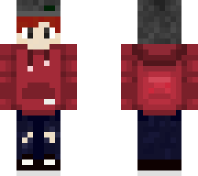 guy in red hoodie (eyes lowered)