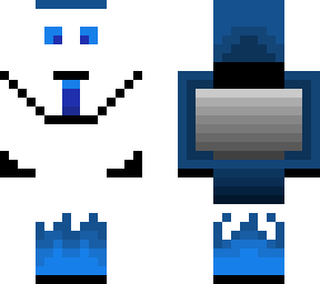 inverted blue fire