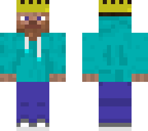 king steve with crown