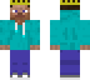 king steve with crown