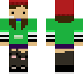 me as a skin (no hood or pack)