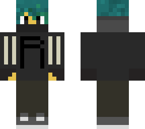 my main skin (aqua hair color)