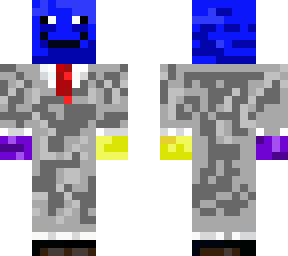 my new skin with no mask and no glove in a suit