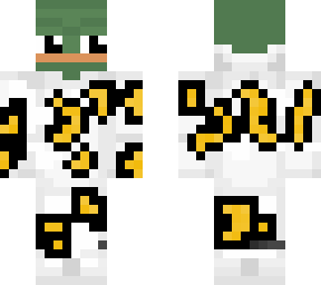 pepe da frog orange and white