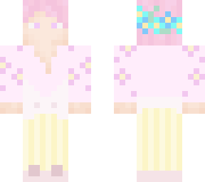 pink flower boy (with corset)