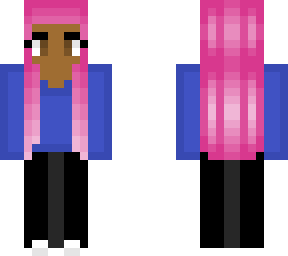 pink hair girl