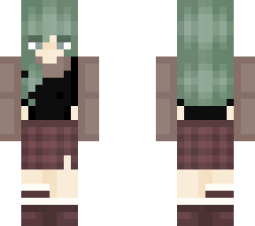 plaid skirt
