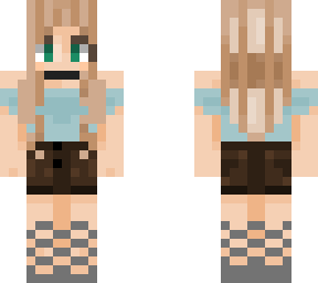 pretty blond girl in summer wear