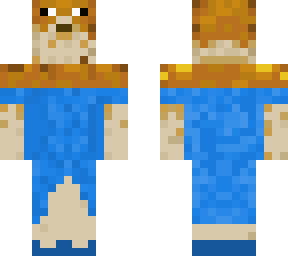 pufferfish blue dress