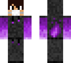 purple flame guy with mask