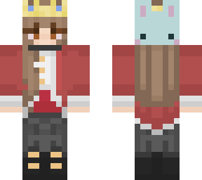queen with bunny mask