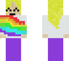 rainbow gamer girl
