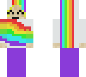 rainbow gamer girl