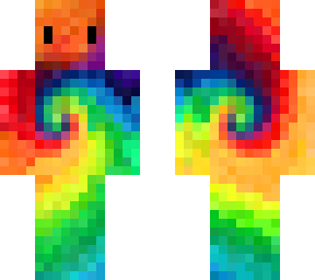 rainbow man with eyes