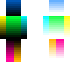 random color ombre