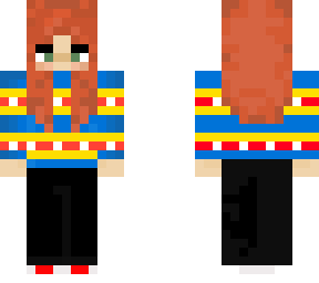 red hair weston sweater