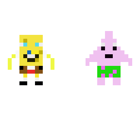 spongebob  and patrick