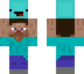 steve holding skeppy