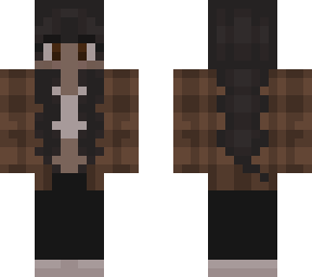 tartan brown haired teen girl